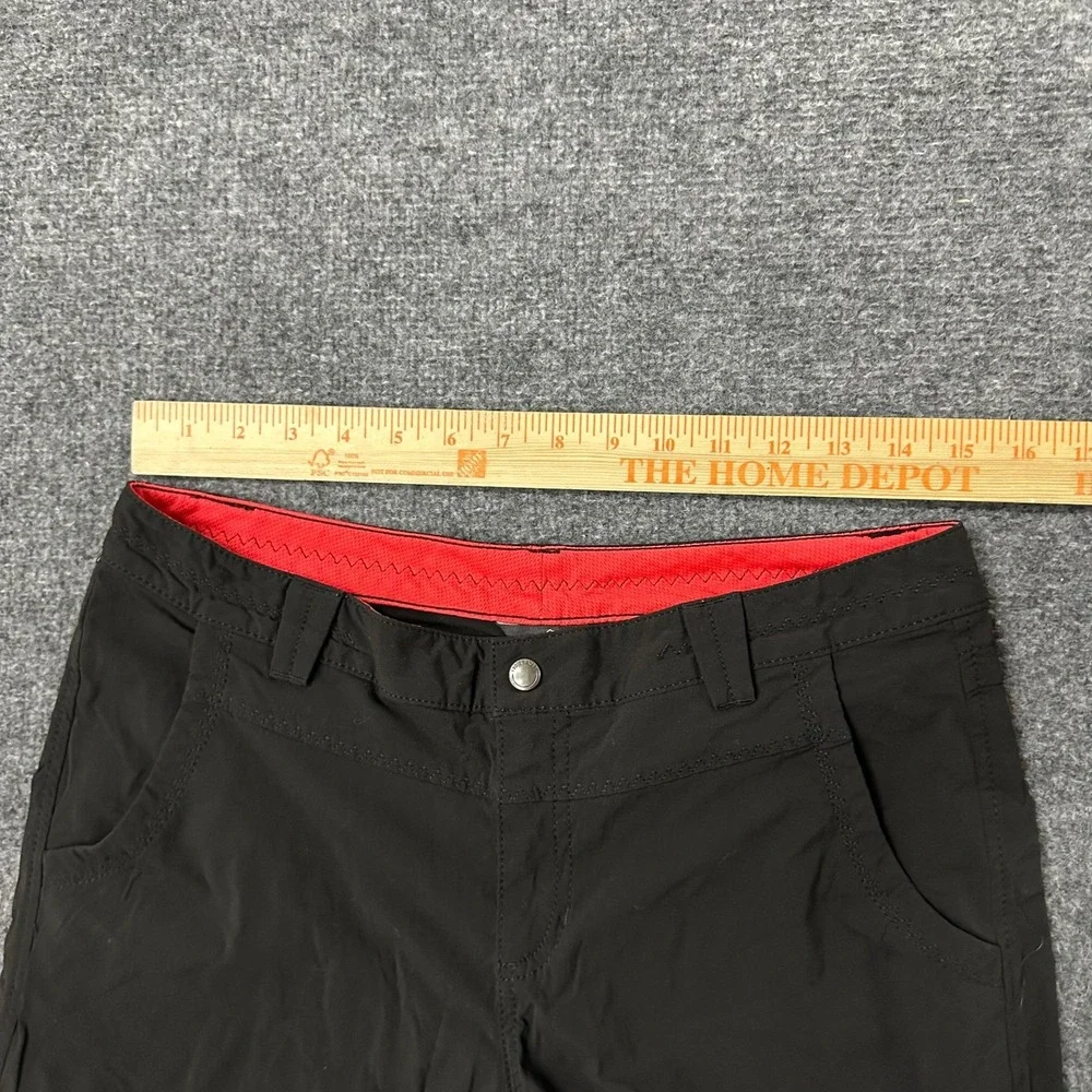 Eddie Bauer Capri Pants Womens Size 6 Black Hiking Outdoor Stretch Lightweight